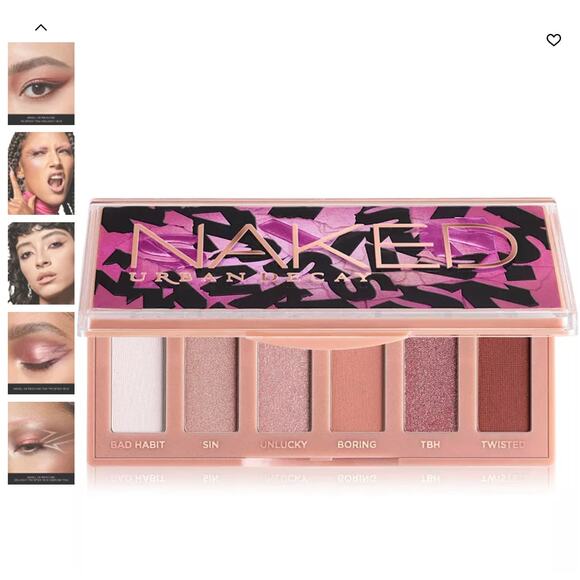 NEW URBAN DECAY 2 PC SET – Naked3 Soft Pink Eyeshadow Palette + Naked Sin - Picture 11 of 15